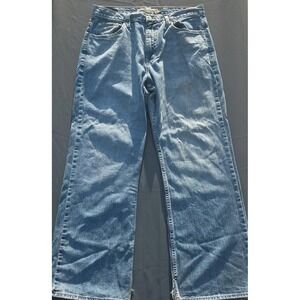aeropostale jeans men 32x30 Y2K 90's Baggy‎ Boot Wide-Leg Skate Grunge Comfort